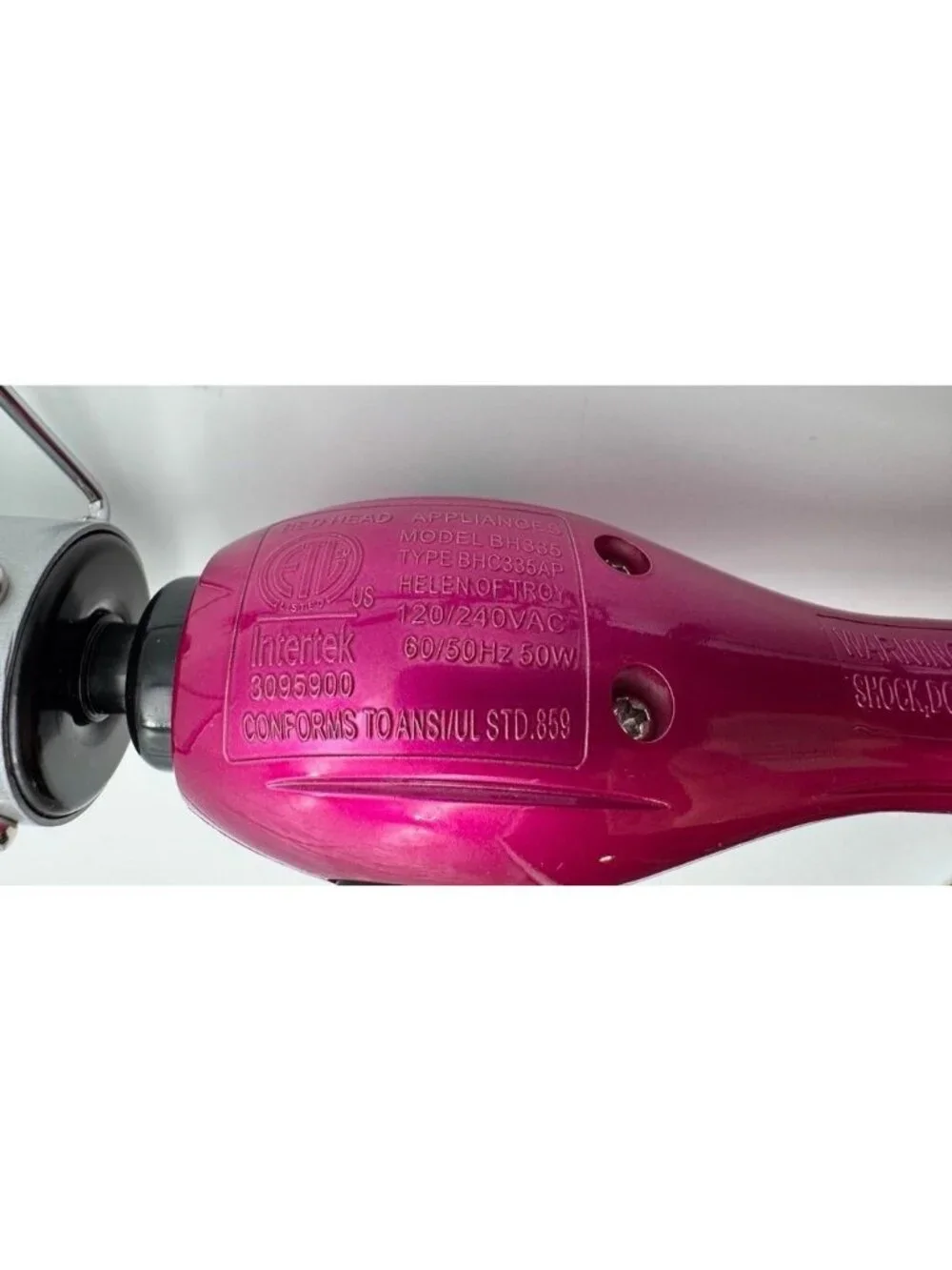 BedHead Tigi Curve Check XL Styling Wand BH335 Tourmaline Ceramic Iron for Hair